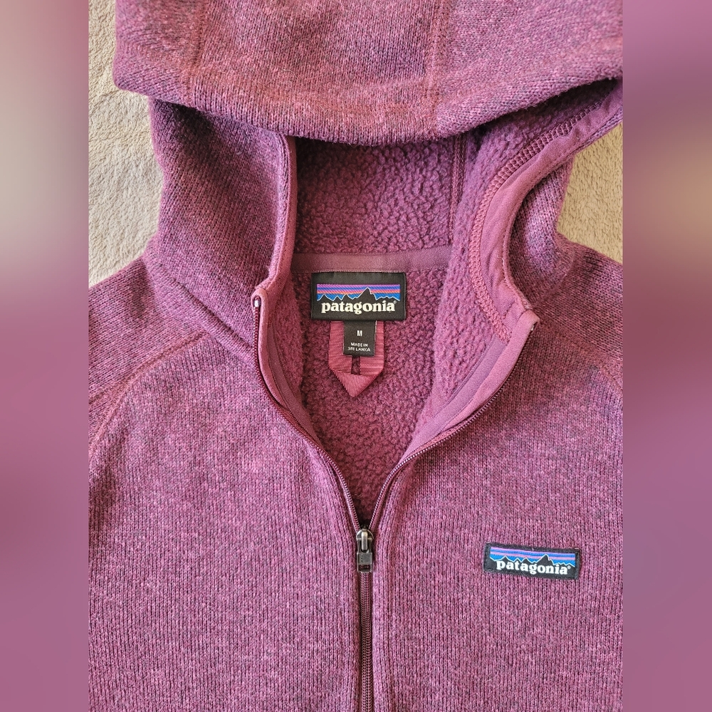 Patagonia Medium Better Sweater Full-Zip Hoody in Dark Currant - Picture 4 of 5
